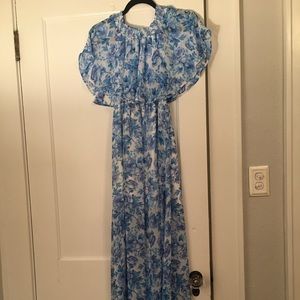 Show Me Your MuMu Blue Floral Maxi